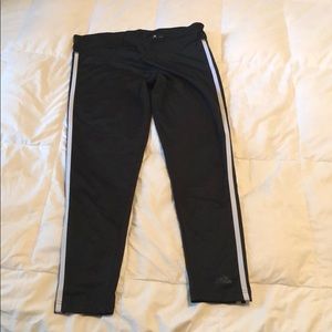 Adidas Three Stripe climalite Leggings